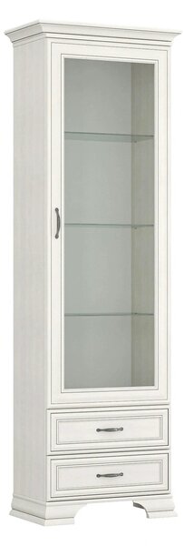 Vitrina TIFFANY II, grej, PAL laminat, 69x40x212 cm
