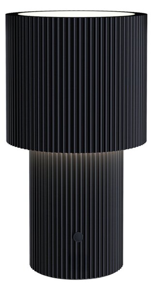 Lampă de masă Herstal, Iluma, reglabil, Negru, Camera de zi, Aluminiu, Modern
