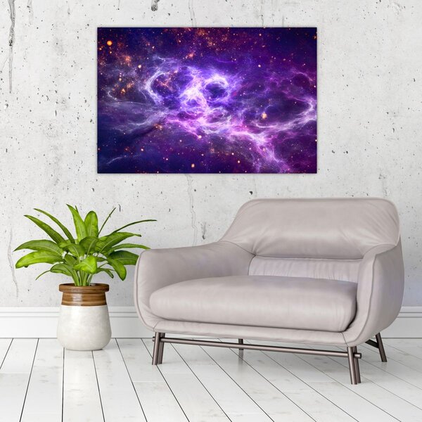 Tablou - Universul violet (90x60 cm)