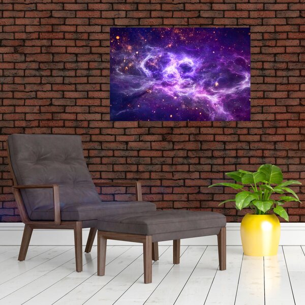 Tablou - Universul violet (90x60 cm)