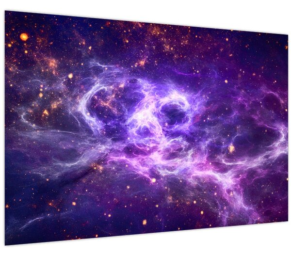 Tablou - Universul violet (90x60 cm)