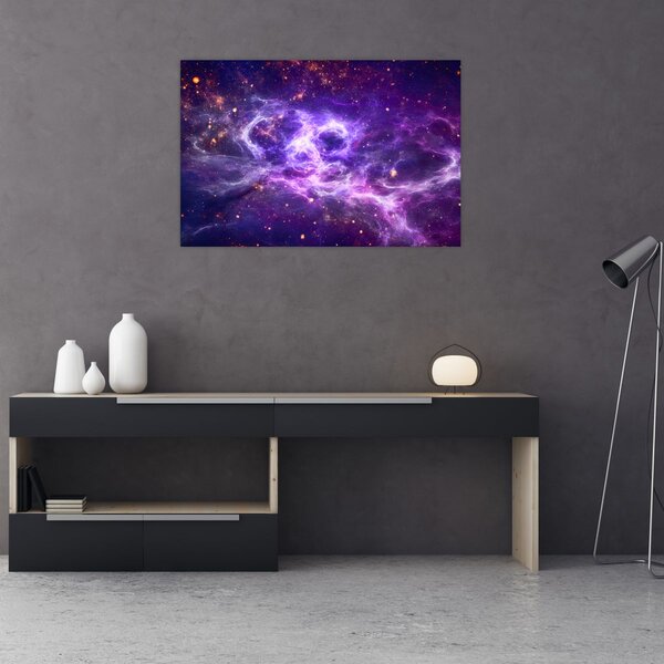 Tablou - Universul violet (90x60 cm)