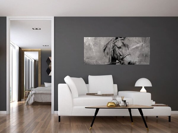 Tablou - Portret de cal (120x50 cm)