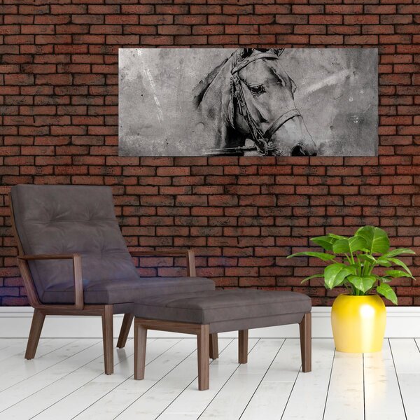 Tablou - Portret de cal (120x50 cm)