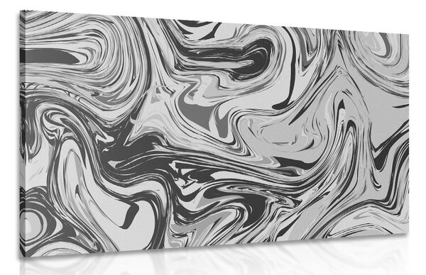Tablou model abstract în design alb-negru