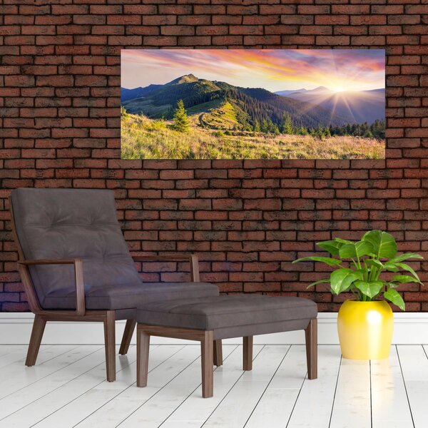 Tablou - Peisaj forestier (120x50 cm)