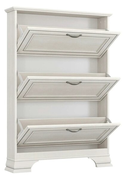 Pantofar TIFFANY II, grej, PAL laminat, 84x18x120 cm