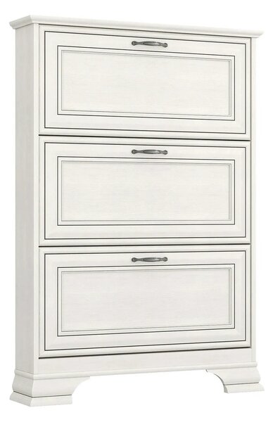 Mobila hol clasica TIFFANY II, grej, PAL laminat, 4 piese