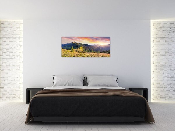 Tablou - Peisaj forestier (120x50 cm)