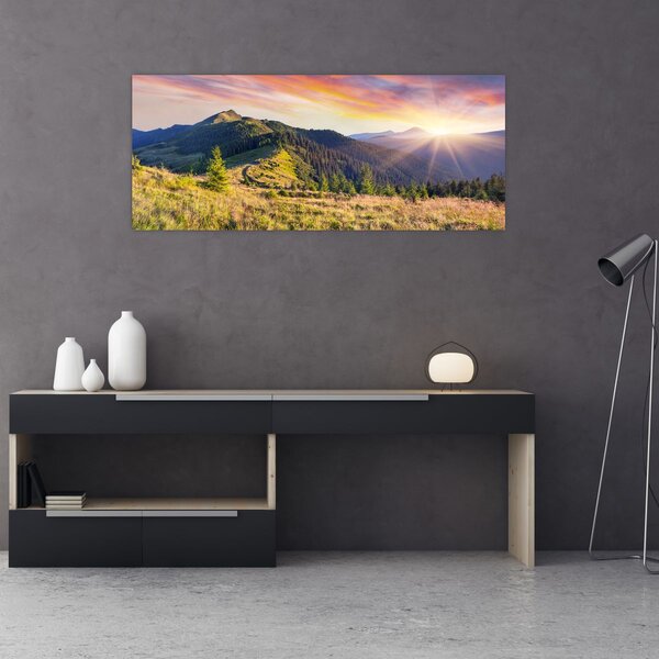 Tablou - Peisaj forestier (120x50 cm)