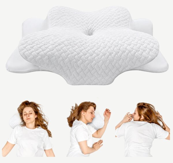 Perna cervicala ortopedica CERVI-SAN Confort memory foam fermitate moa