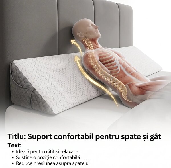 Perna triunghiulara pentru gol tablie pat, catifea jacquard, Alb