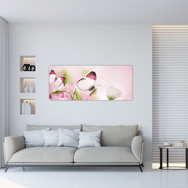 Tablou - Fluturele (120x50 cm)