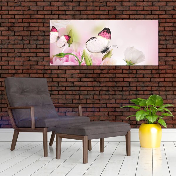 Tablou - Fluturele (120x50 cm)