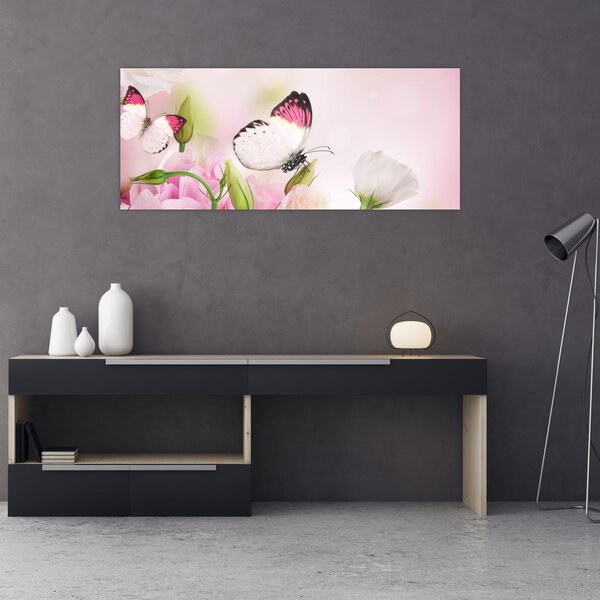 Tablou - Fluturele (120x50 cm)