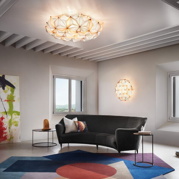 Plafoniere Slamp, La Vie, reglabil, Bej, Camera de zi, Plastic, Design