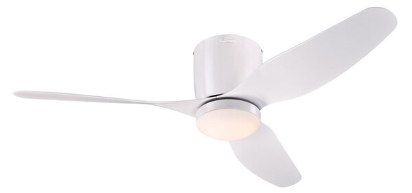 Ventilator de tavan cu LED-uri Carla, silențios, 117 cm, alb - Westinghouse Westinghouse, Carla, reglabil, Alb, Camera de zi, Plastic, Modern
