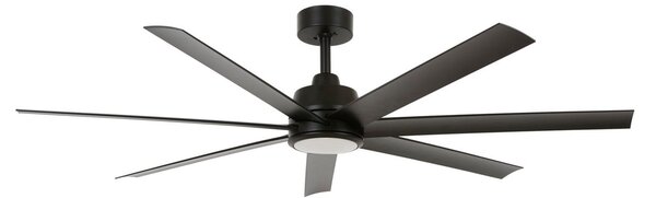 Ventilator de tavan Atlanta cu lumină, negru, silențios - Beacon Beacon Lighting, Atlanta, reglabil, Negru, Camera de zi, Plastic, Modern