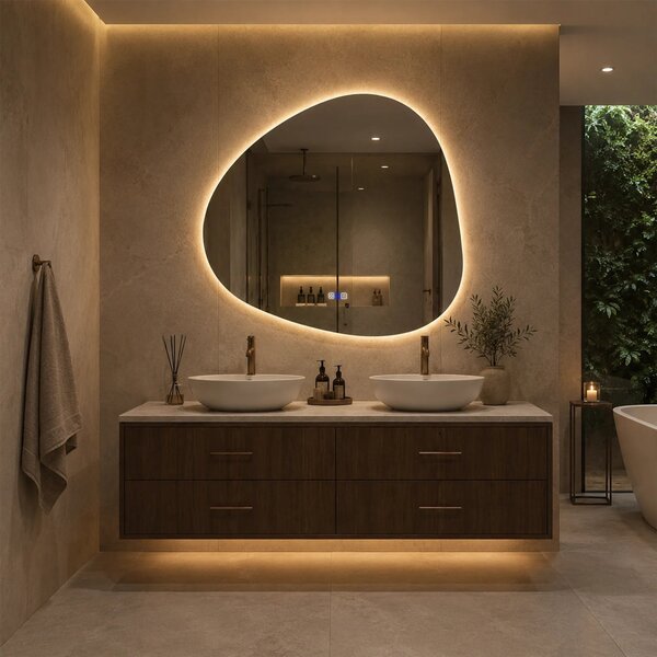 Oglinda LED Asimetrica v1 - Gama Reyze Ambient