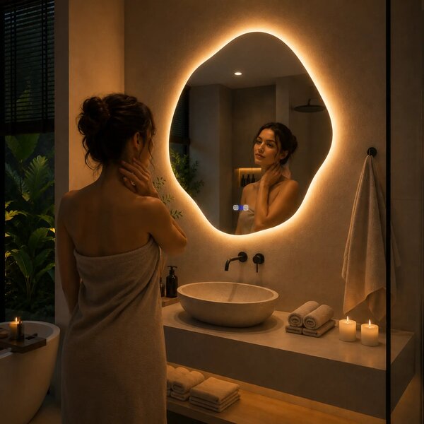 Oglinda LED Asimetrica v5 - Gama Reyze Ambient