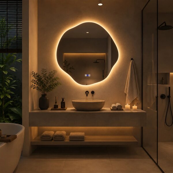 Oglinda LED Asimetrica v5 - Gama Reyze Ambient
