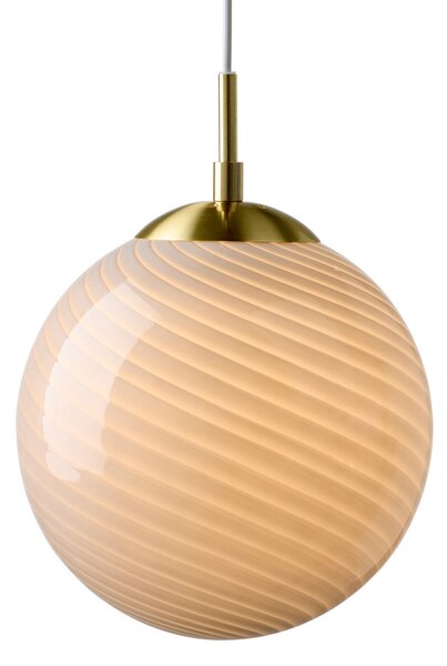 Lustră Pendul Halo Design, CANDY BALL, reglabil, Gri, Camera de zi, Sticlă, Design