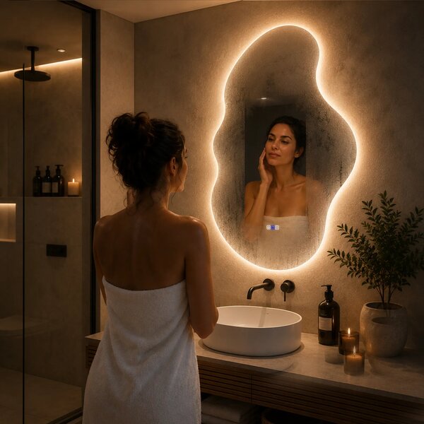 Oglinda LED Asimetrica v3 - Gama Reyze Ambient