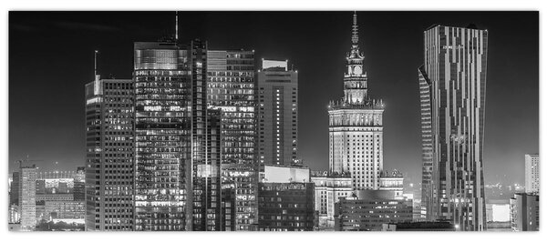 Tablou - Alb și negru New York (120x50 cm)