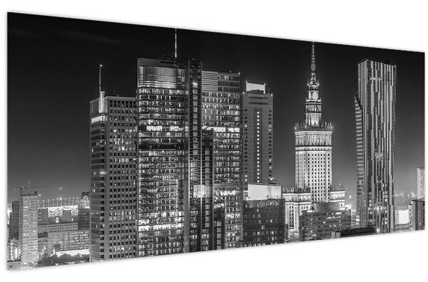 Tablou - Alb și negru New York (120x50 cm)