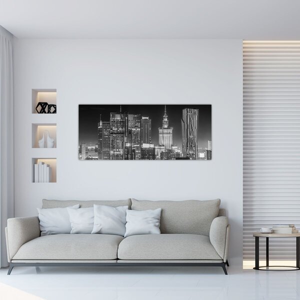 Tablou - Alb și negru New York (120x50 cm)