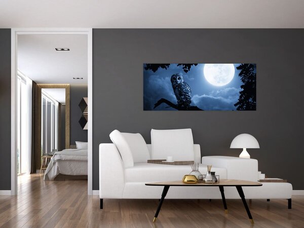 Tablou - Bufnița de noapte (120x50 cm)