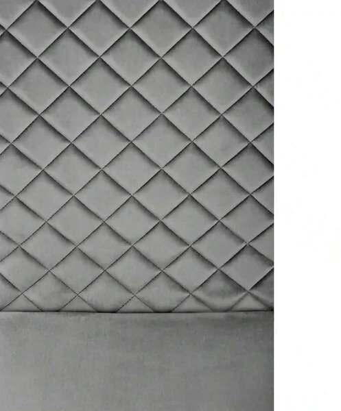 Scaun K442, gri/negru, stofa catifelata/metal, 46x61x102 cm