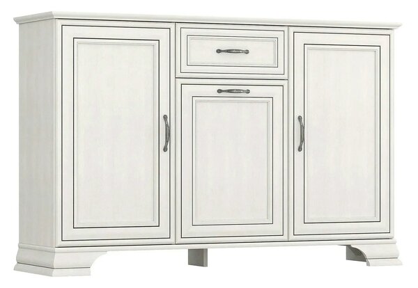 Mobilier sufragerie clasic TIFFANY II-5, grej, PAL laminat, 4 piese