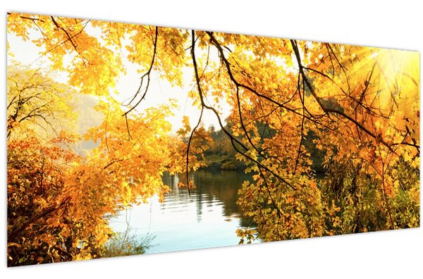 Tablou - Copac de toamnă (120x50 cm)