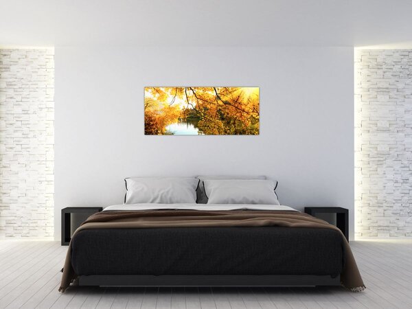 Tablou - Copac de toamnă (120x50 cm)