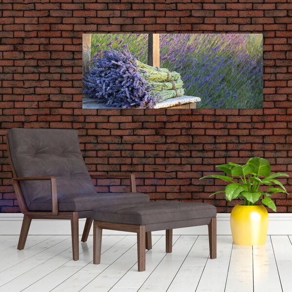 Tablou - Buchețele de lavandă (120x50 cm)