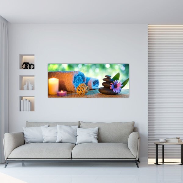 Tablou - Relaxare masaj pictura (120x50 cm)