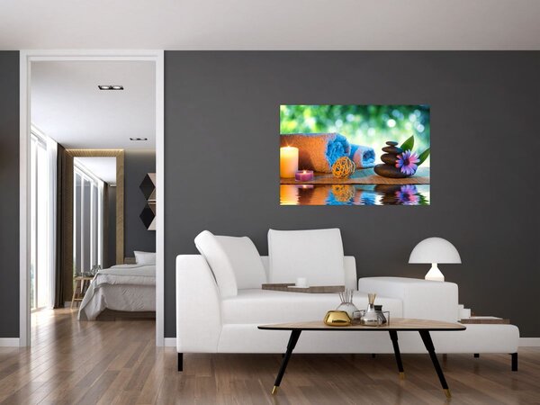 Tablou - Relaxare masaj pictura (90x60 cm)