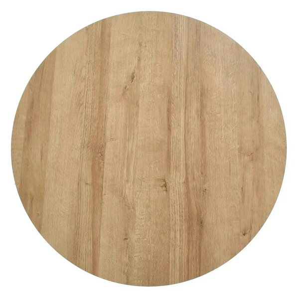 Masuta cafea CAMILA, stejar auriu/negru, 80x80x41 cm
