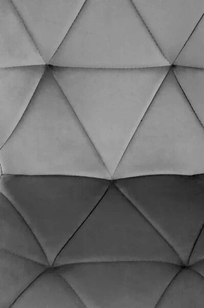 Scaun bucatarie material textil/metal K453, gri, 48x53x86 cm
