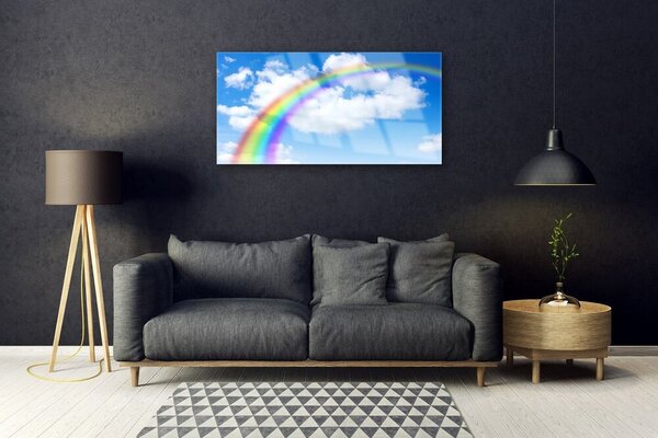 Tablou pe sticla Rainbow Natura Multi