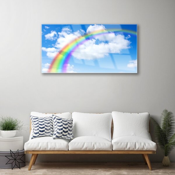 Tablou pe sticla Rainbow Natura Multi