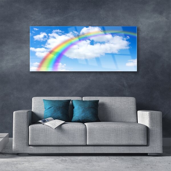 Tablou pe sticla Rainbow Natura Multi