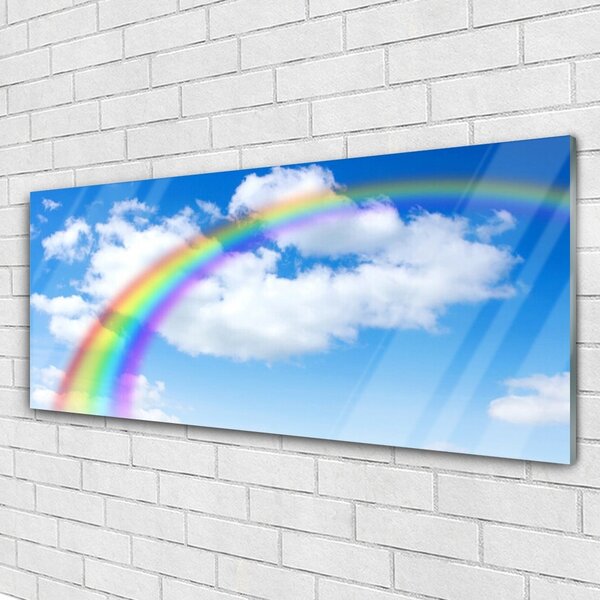 Tablou pe sticla Rainbow Natura Multi