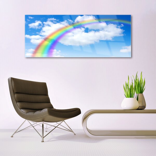 Tablou pe sticla Rainbow Natura Multi
