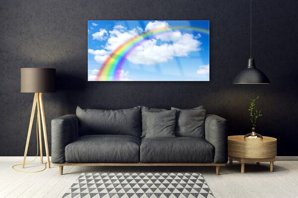 Tablou pe sticla Rainbow Natura Multi