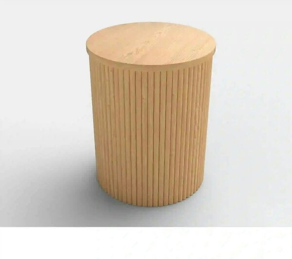 Masuta cafea WOODY S, stejar natural, 40x40x50 cm