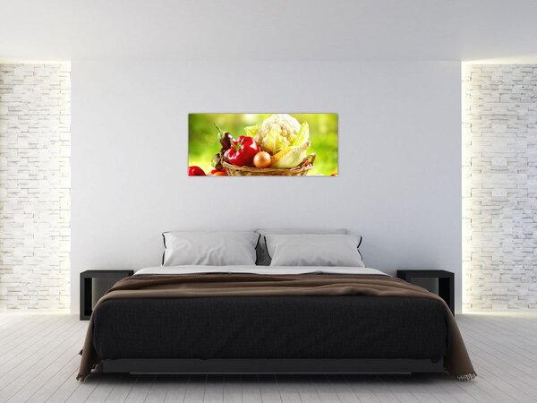 Tablou - Legume (120x50 cm)