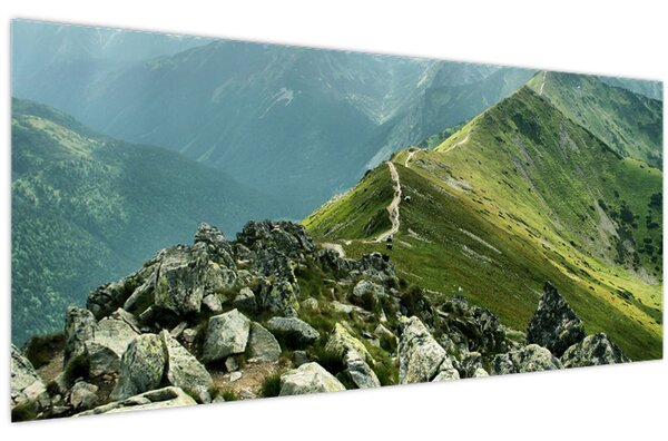 Tablou - Peisaj montan (120x50 cm)