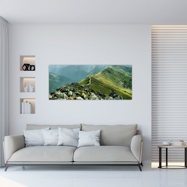 Tablou - Peisaj montan (120x50 cm)